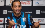 Ronaldinho tạo cơn sốt trong buổi ra mắt tại Mexico