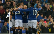 Video: Mirallas lập cú đúp giúp Everton vùi dập Wolfsburg (Bảng H - Europa League)