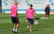 Chùm ảnh: Barcelona tích cực tập luyện cho mặt trận La Liga