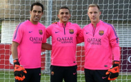 Với Luis Enrique, cơ hội ra sân chia đều cho cả ba thủ môn