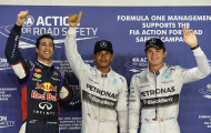 Hamilton giành pole nhờ nhanh hơn Rosberg 7 phần nghìn giây