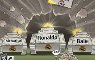 Ảnh chế: Xe tăng Real nghiền nát Riazor