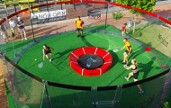 Chóng mặt với tennis xoay tròn