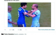 Zabaleta “tố” Diego Costa cũng xứng đáng phải bị đuổi