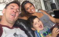 Ronaldo gọi, Messi trả lời bằng... hình ảnh của gia đình