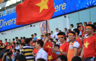 Vượt mọi khó khăn, CĐV Việt ở xứ Hàn cháy hết mình cùng Olympic Việt Nam