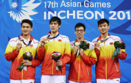 Asian Games 2014:  Đội tuyển bơi lội Trung Quốc xếp hạng nhất