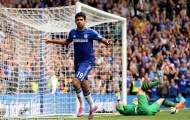 Diego Costa ra sân trong trận đấu với Sporting Lisbon