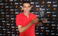 Di Maria giành danh hiệu đầu tiên trong màu áo M.U