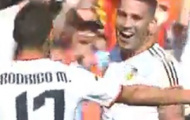Video: Otamendi đánh đầu phạt góc (Valencia 3-0 Atletico)