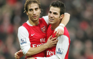 Flamini xung phong “bắt chết” Fabregas