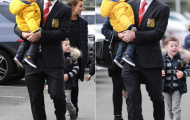 Rooney chỉn chu đưa vợ con tới Old Trafford