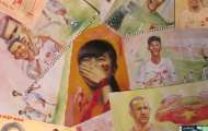 Bộ tranh vẽ cổ động U19 Việt Nam ý nghĩa của họa sĩ 8X