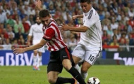 Video: James Rodriguez đóng vai trò thầm lặng trong trận đấu với Athletic Bilbao
