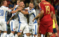 Diego Costa tịt ngòi, Tây Ban Nha thua sốc trên sân Slovakia