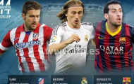 Đề cử tiền vệ xuất sắc nhất La Liga: Tranh cãi!