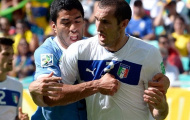 Tiết lộ: Chiellini tận dụng lý do bị cắn để loại Suarez khỏi cuộc chơi