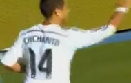 Video: Chicharito đánh đầu cận thành (Levante 0-2 Real Madrid)