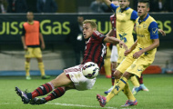 Verona 1-3 Milan: Top 4 đây rồi