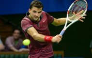 Dimitrov có điểm nhờ đánh vào 'góc chết' trên sân
