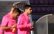 Video: Buổi tập cuối cùng của Barca trước Siêu kinh điển