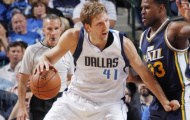 Nowitzki thăng hoa, Mavericks đè bẹp Jazz