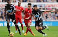 Balotelli mờ nhạt, Liverpool để thua Newcastle