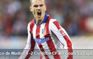Video La Liga: Atletico Madrid 4-2 Cordoba