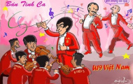 Biếm họa gây sốt cộng đồng mạng về chức vô địch của U19 HAGL