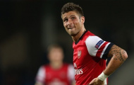 Giroud khó lòng trở lại đội hình chính Arsenal