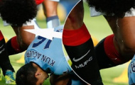 Video: Cận cảnh Marouane Fellaini nhổ nước bọt vào Sergio Aguero