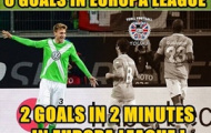 Ảnh chế: Lord Bendtner lập kỳ tích 'chế nhạo' Ronaldo và Messi