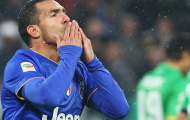 Carlos Tevez hứng khởi sau chiến thắng hủy diệt của Juventus