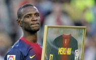 Hậu vệ trái Eric Abidal sẽ về lại Barcelona