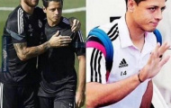 Hai ngày Chicharito khoe 2 kiểu tóc mới sành điệu