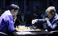 Carlsen bất phân thắng bại với kỳ thủ Anand