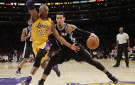 Thua muối mặt trước San Antonio, Lakers thua trận thứ 8 kể từ đầu mùa