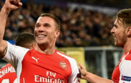 CLB cũ từ chối mua lại Podolski từ Arsenal