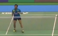 Video: Pha cầu giằng co giữa Tiến Minh và thần đồng cầu lông Trung Quốc