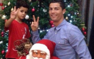 Ronaldo đón Giáng sinh sớm cùng quý tử