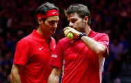 Federer - Wawrinka thăng hoa, Thụy Sĩ xuất sắc vượt lên dẫn trước