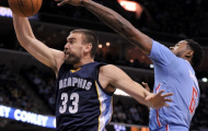 Gasol tiếp tục thăng hoa, Memphis tạo thêm kỷ lục mới tại NBA