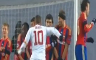 Video: Totti sút phạt hàng rào tung lưới CSKA Moskva