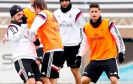 Buổi tập của Real Madrid trước khi lên đường đến Malaga