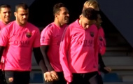 Video: Barcelona tập luyện cho Cúp nhà Vua