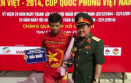 Giải xe đạp xuyên Việt 2014 - Cúp Quốc phòng Việt Nam (chặng 3): Chiến thắng thuyết phục của tay đua mặc áo lính