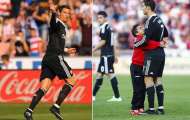 Fan nhí ôm chặt không chịu rời Cristiano Ronaldo