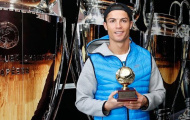 Ronaldo tươi rói nhận giải Vua phá lưới 2013