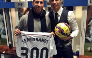 Ramos và Ronaldo khoe chiến lợi phẩm sau trận Celta Vigo