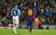Barcelona ngược dòng Espanyol nhờ hattrick của Messi